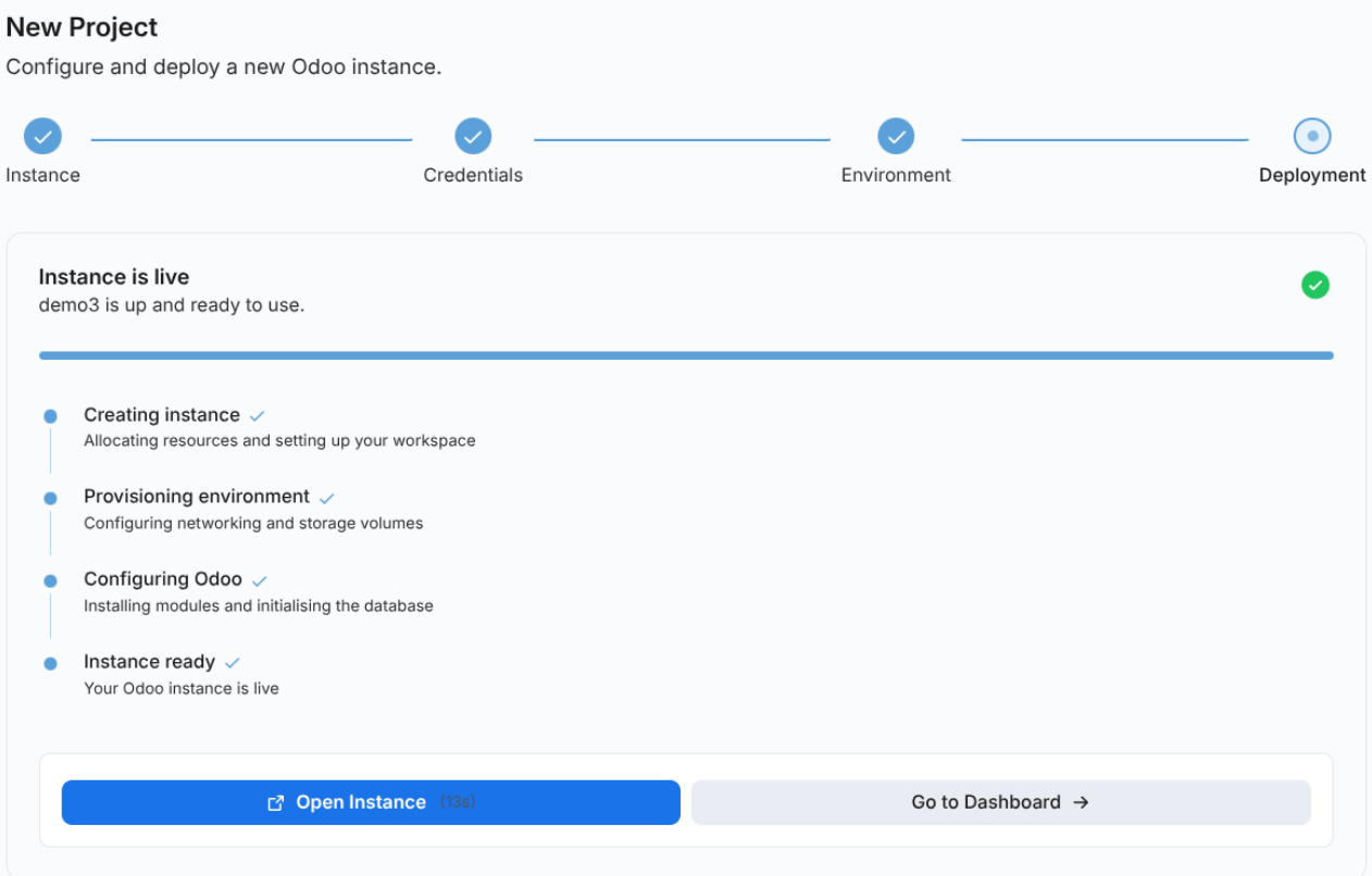 Deploy flow