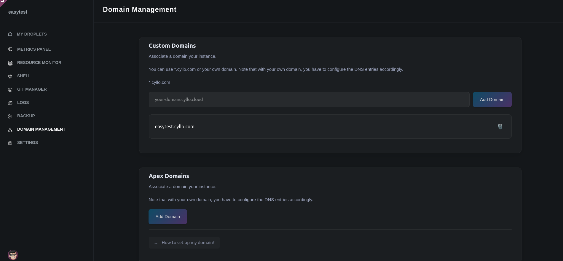 Dashboard UI